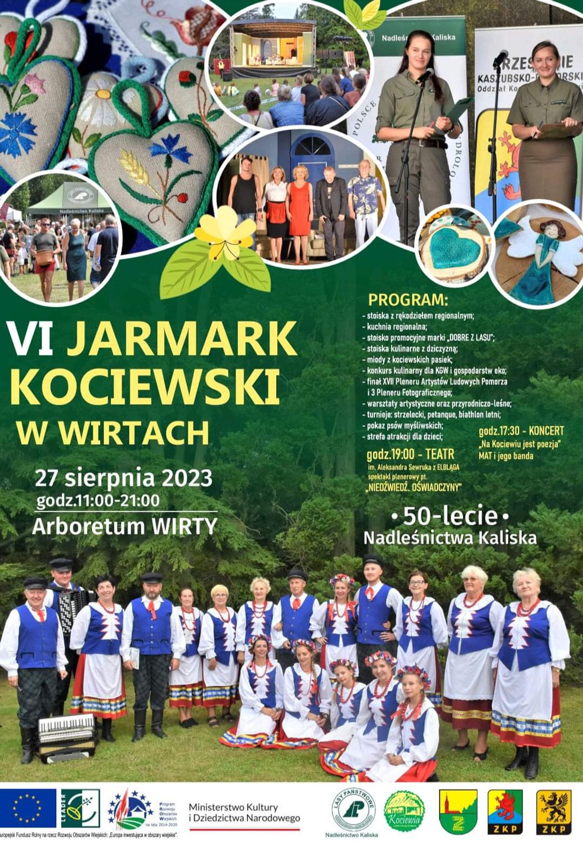 Już w najbliższą niedzielę: VI Jarmark Kociewski i 50-lecie Nadleśnictwa Kaliska