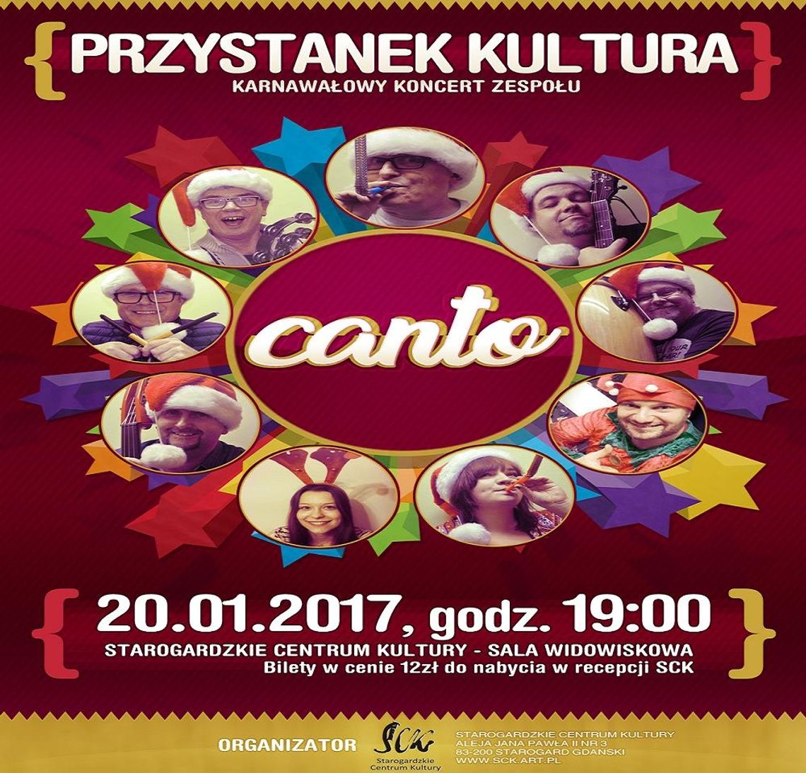 Karnawałowy koncert zespołu "CANTO"