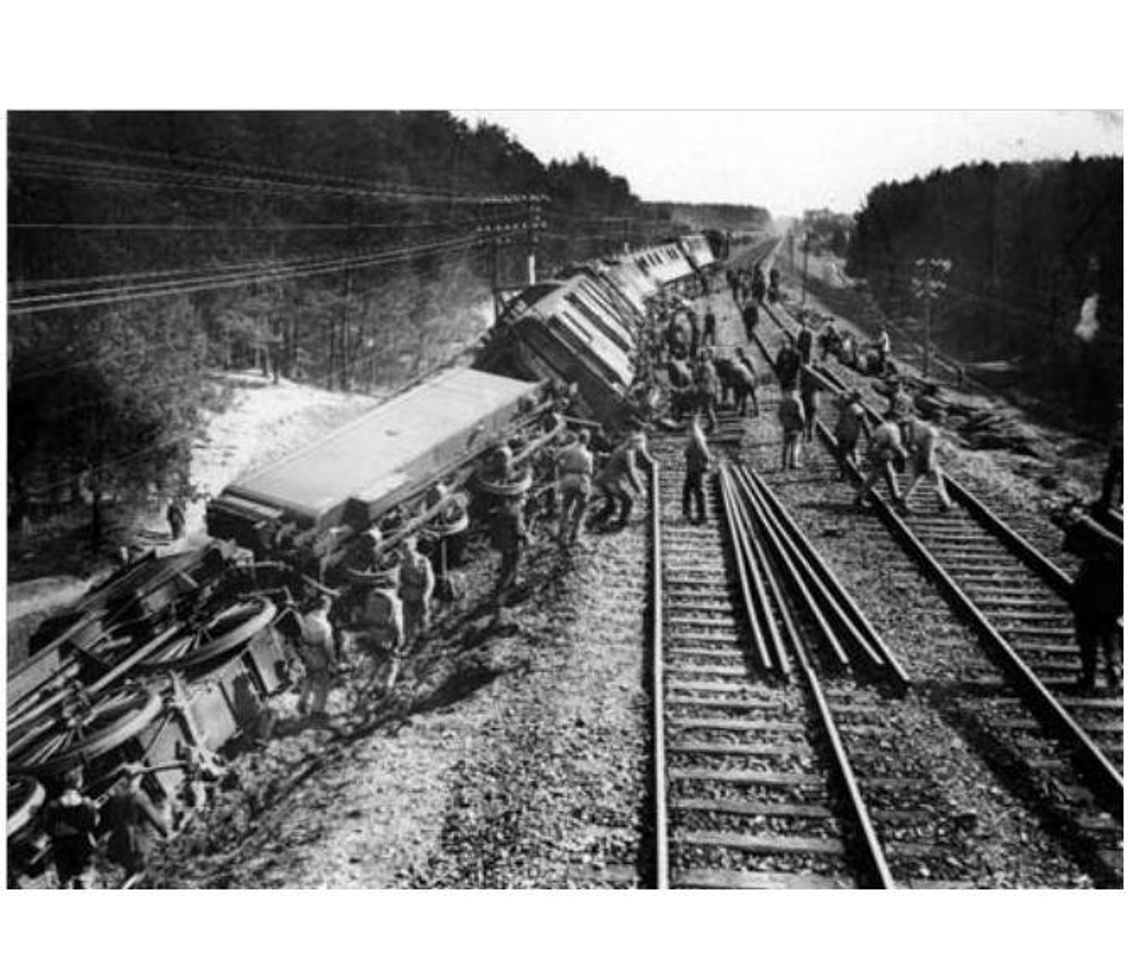 Katastrofa na torach. Zapomniana katastrofa kolejowa pod Starogardem - 1925 rok Katastrofa na torach. Zapomniana katastrofa kolejowa pod Starogardem - 1925 rok