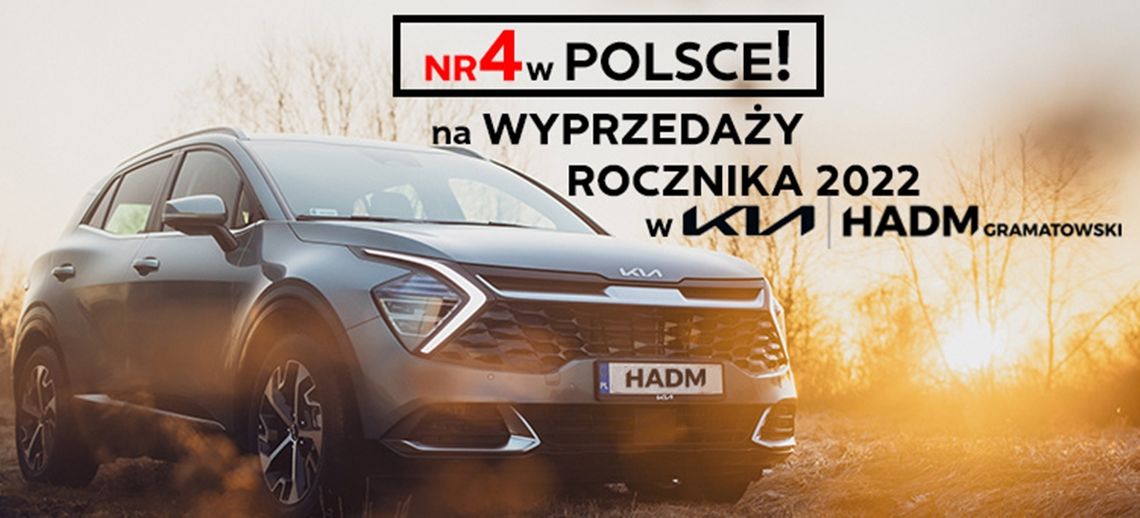 KIA Sportage nr 4  najchętniej kupowanych aut w Polsce! Dostępna na wyprzedaży rocznika 2022 w salonie w Starogardzie Gdańskim