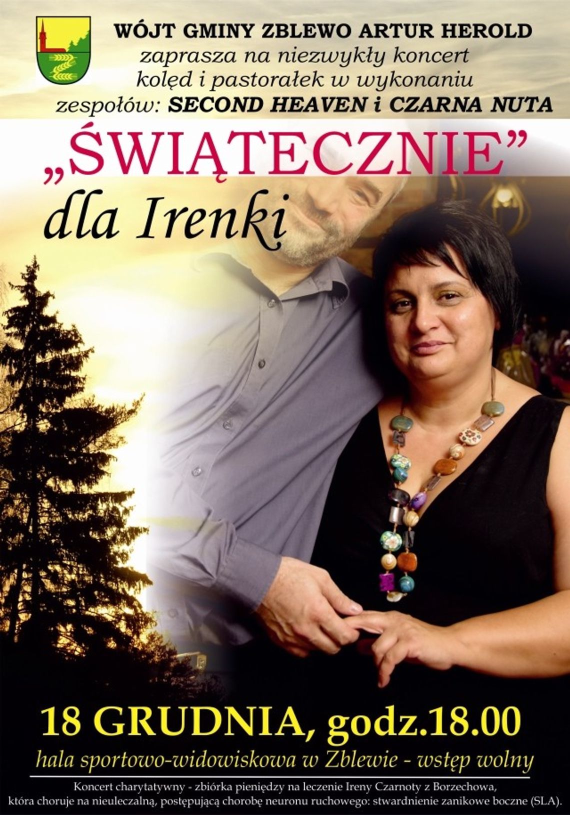 Kiermasz Bożonarodzeniowy i koncert ,,Dla Irenki”. Już w tę niedzielę! Kiermasz Bożonarodzeniowy i koncert ,,Dla Irenki”. Już w tę niedzielę!