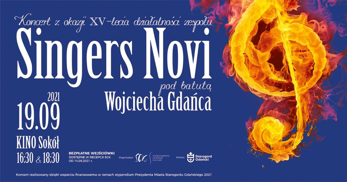 Koncert z okazji XV-lecia działalności zespołu "Singers Novi"