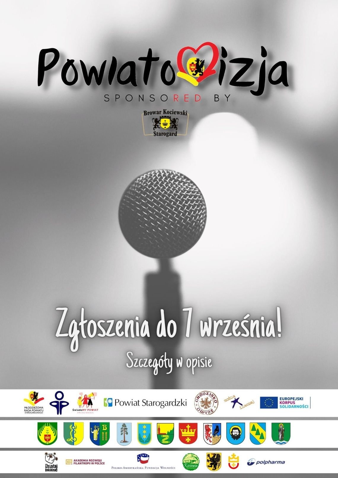 Konkurs muzyczny "Powiatowizja"! Weź udział i reprezentuj swoją gminę!