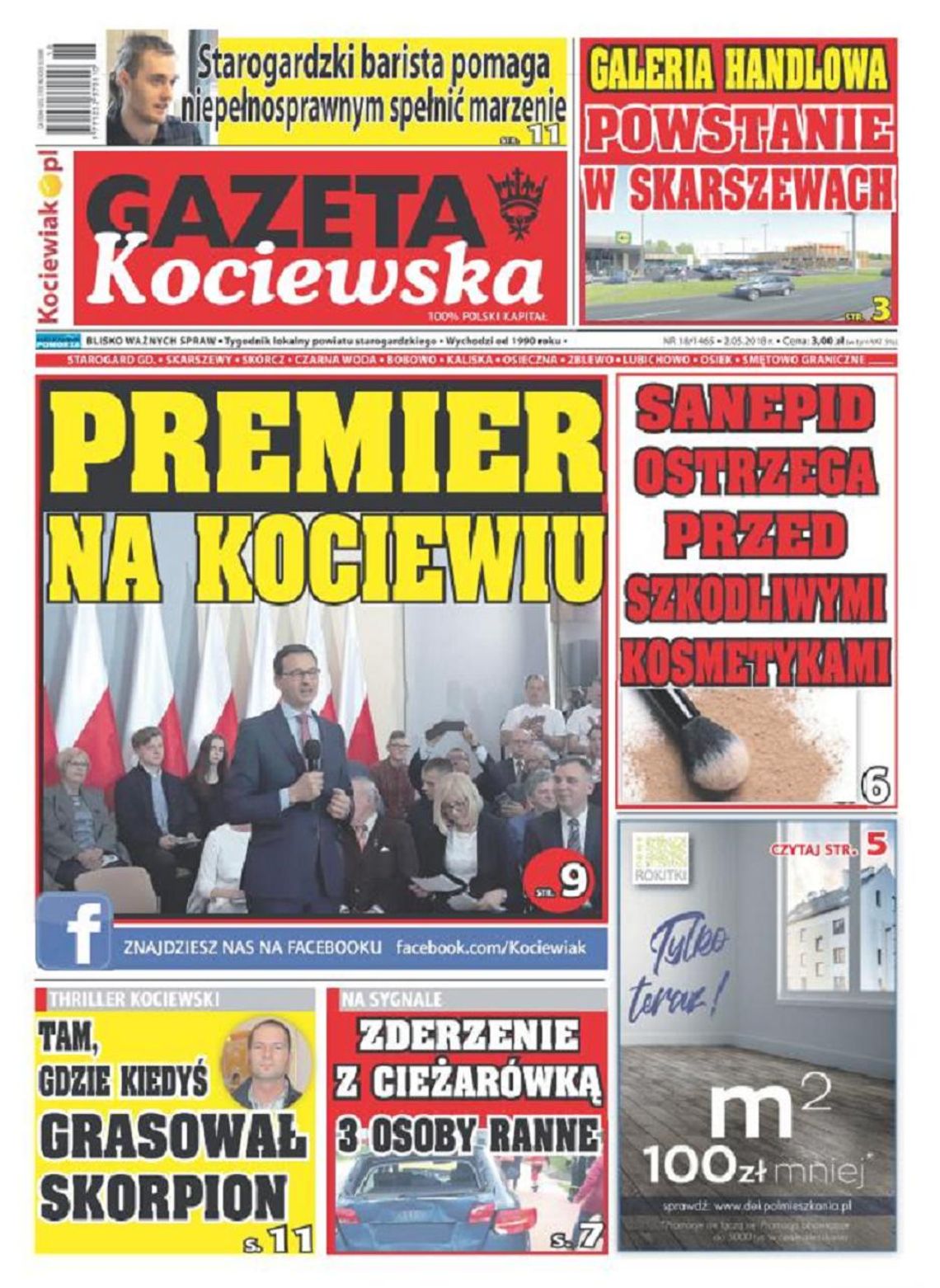 Majowe wydanie Gazety Kociewskiej już w Waszych kioskach! Majowe wydanie Gazety Kociewskiej już w Waszych kioskach!