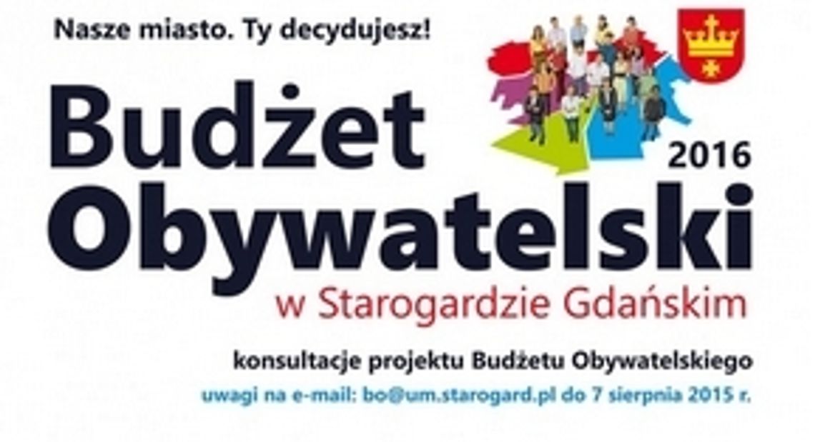 Masz pomysły, uwagi, propozycje do Budżetu Obywatelskiego 2016? Zgłoś je! 