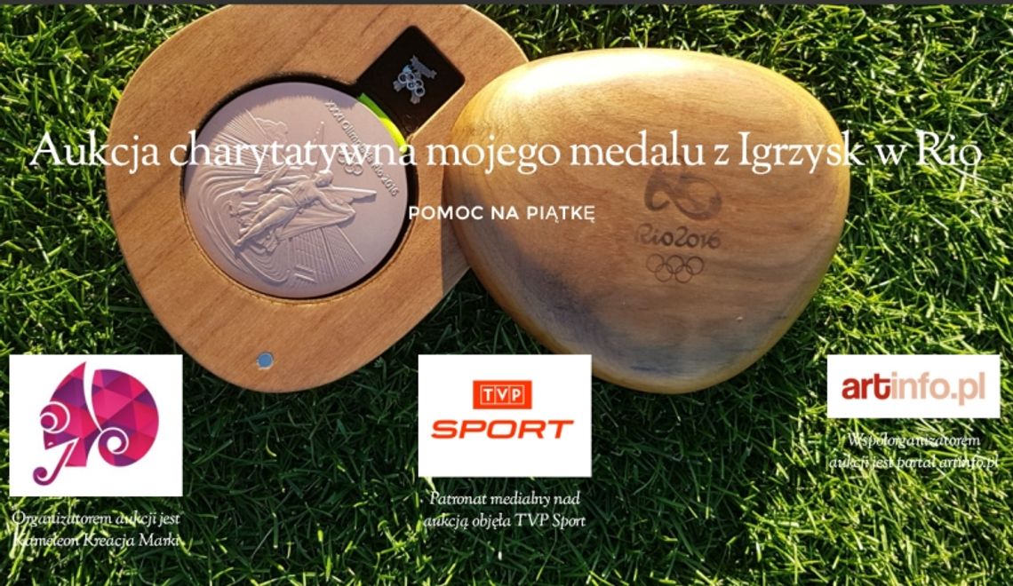 Medal Oktawii Nowackiej trafia na aukcję charytatywną