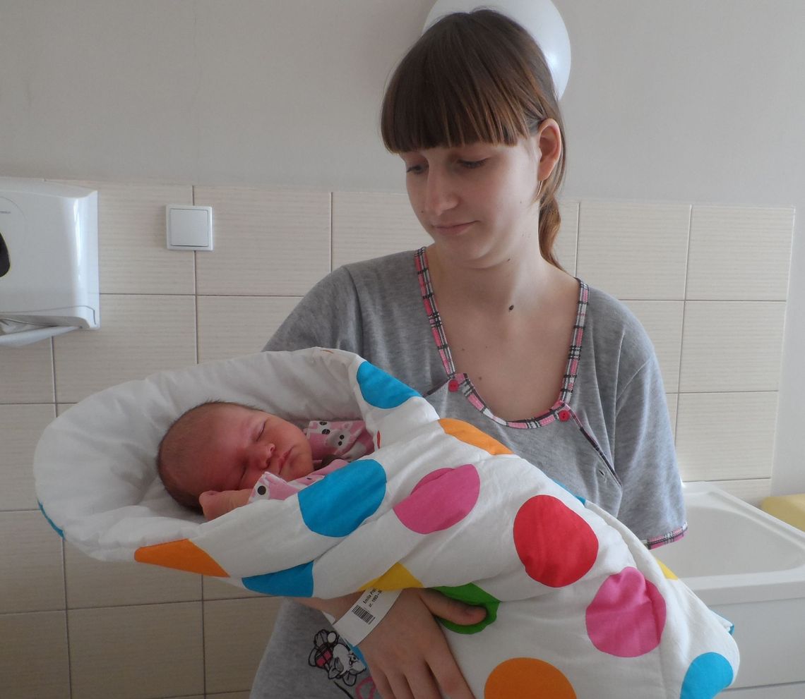 Michalinka - pierwsze noworoczne dziecko z powiatu starogardzkiego