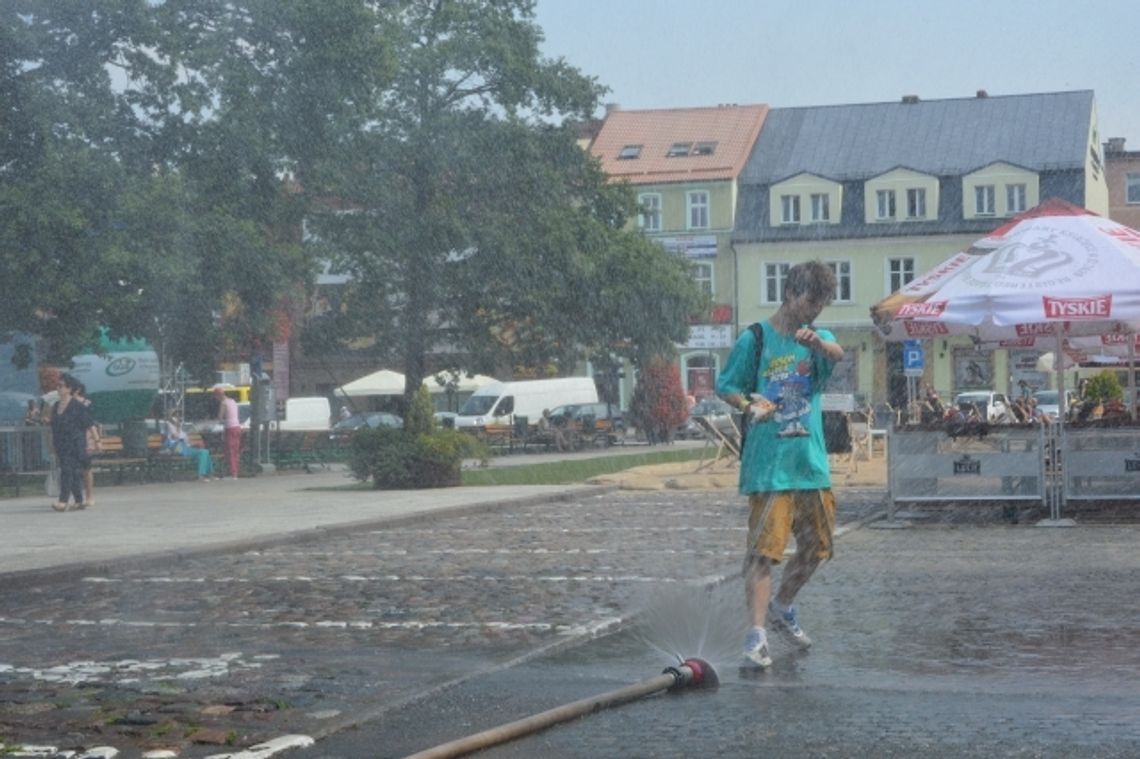 Mokra niespodzianka dla mieszkańców stolicy Kociewia!