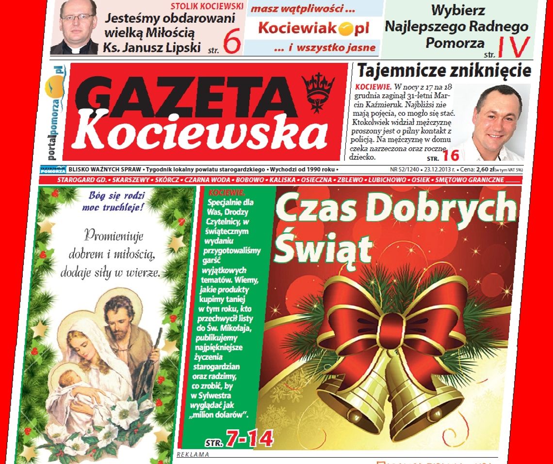 Na Święta w Gazecie Kociewskiej!