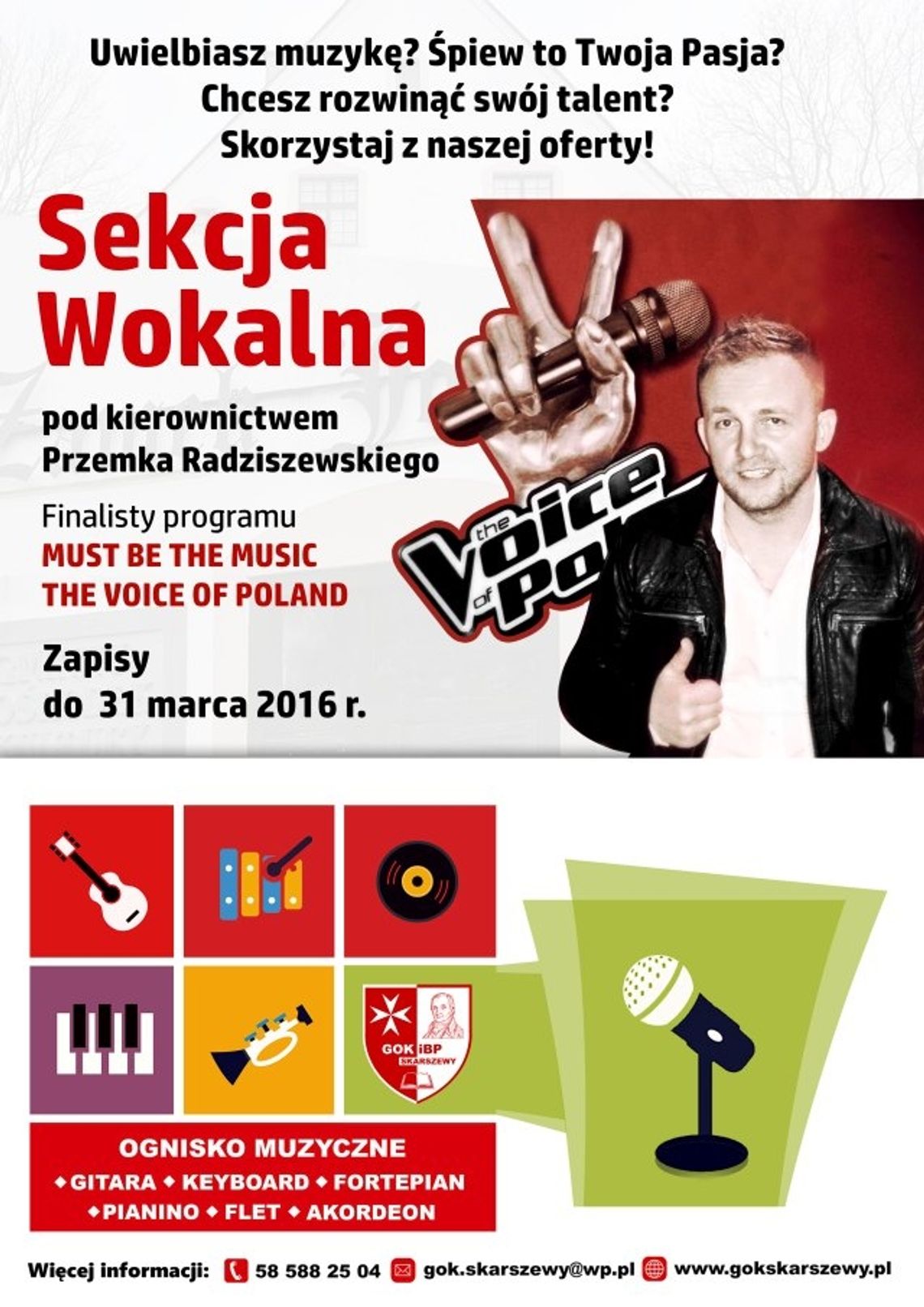 Nabór na warsztaty wokalne z finalistą Must Be The Music!