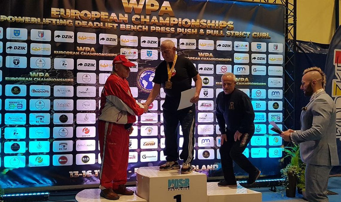 Nadal nie schodzi z podium! Tytuł mistrza Europy dla tczewianina – Józefa Bejgrowicza