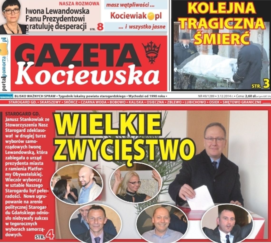 Najnowsza Gazeta Kociewska już w kioskach! Najnowsza Gazeta Kociewska już w kioskach!