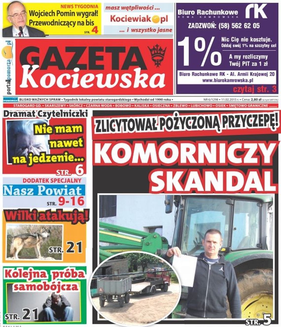 Najnowsza Gazeta Kociewska już w kioskach! Najnowsza Gazeta Kociewska już w kioskach!