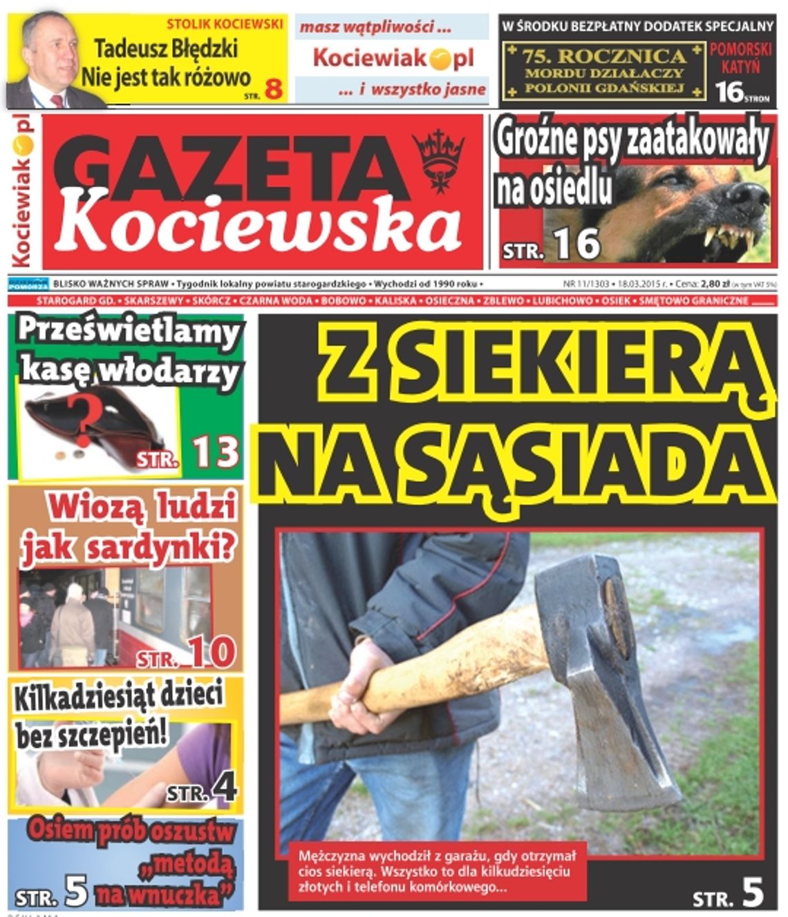Najnowsza Gazeta Kociewska już w kioskach! Najnowsza Gazeta Kociewska już w kioskach!