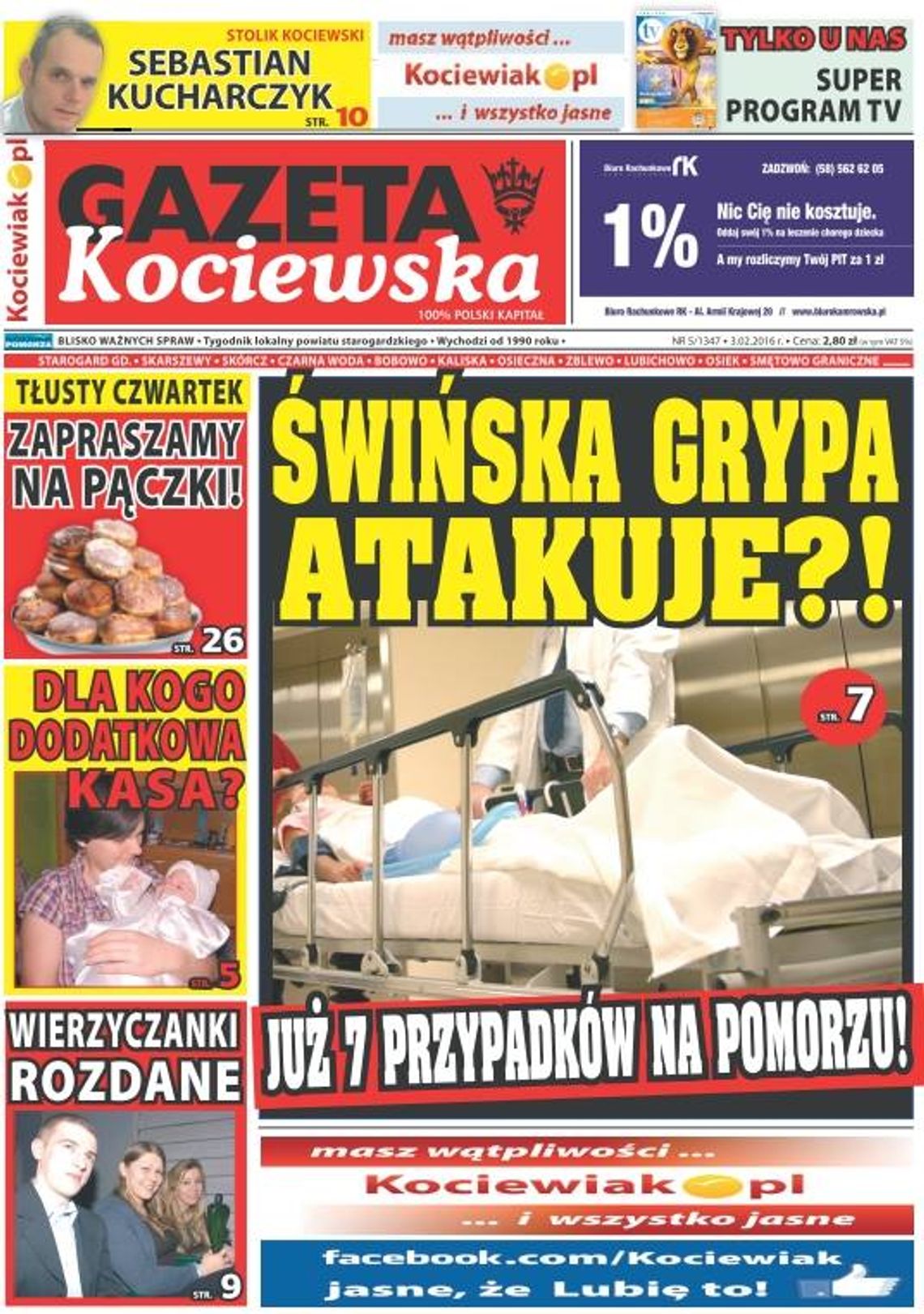 Najnowsza Gazeta Kociewska już w kioskach! Najnowsza Gazeta Kociewska już w kioskach!