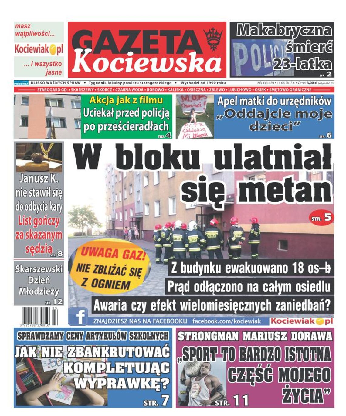 Najnowsza Gazeta Kociewska już w kioskach! Najnowsza Gazeta Kociewska już w kioskach!