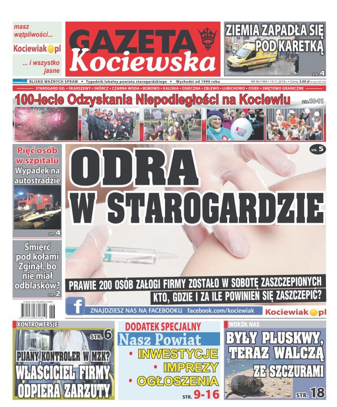 Najnowsza Gazeta Kociewska już w kioskach! Najnowsza Gazeta Kociewska już w kioskach!