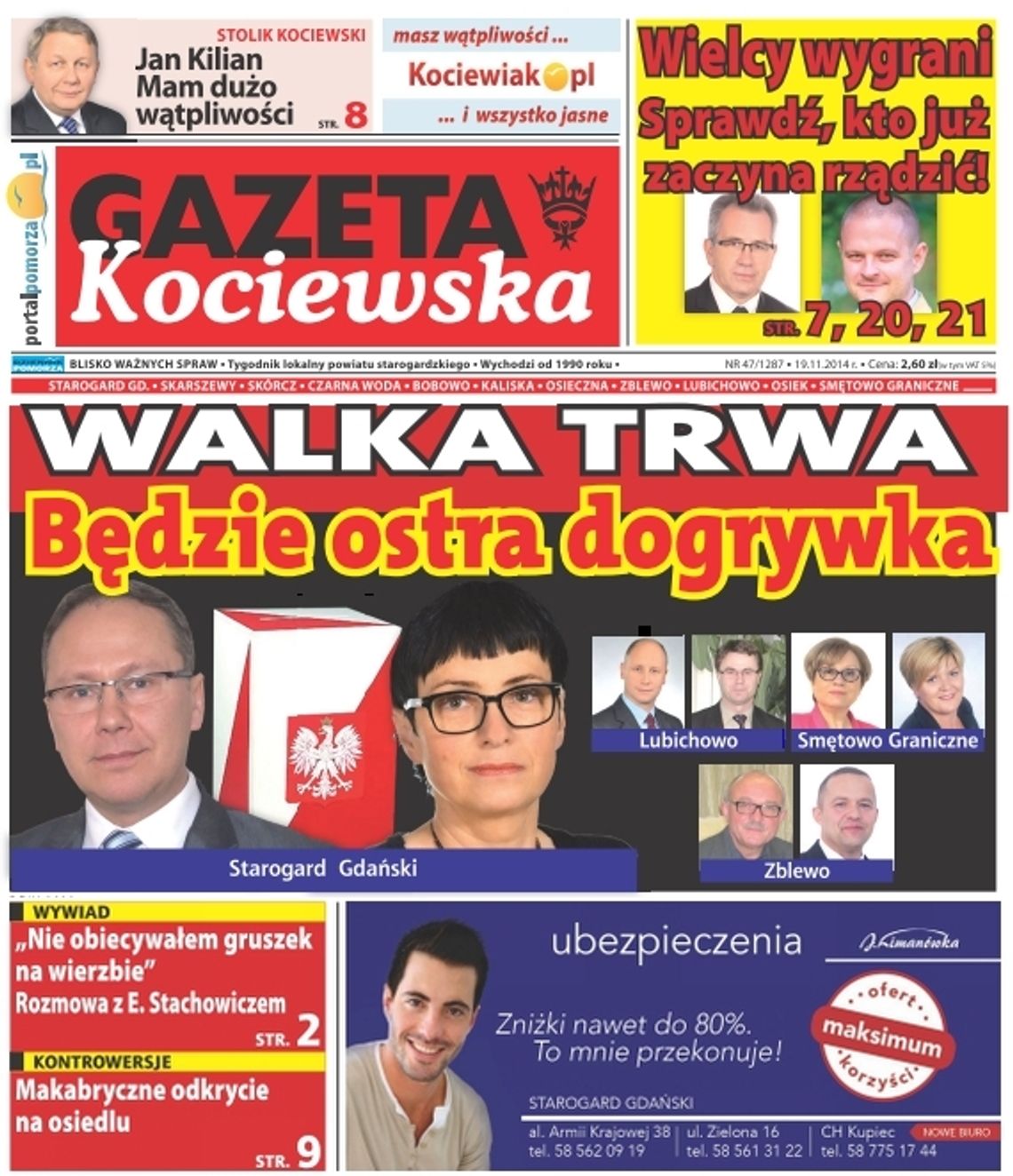 Najnowsza Gazeta Kociewska już w kioskach! W numerze m.in. przegląd wyborczych sukcesów i porażek 