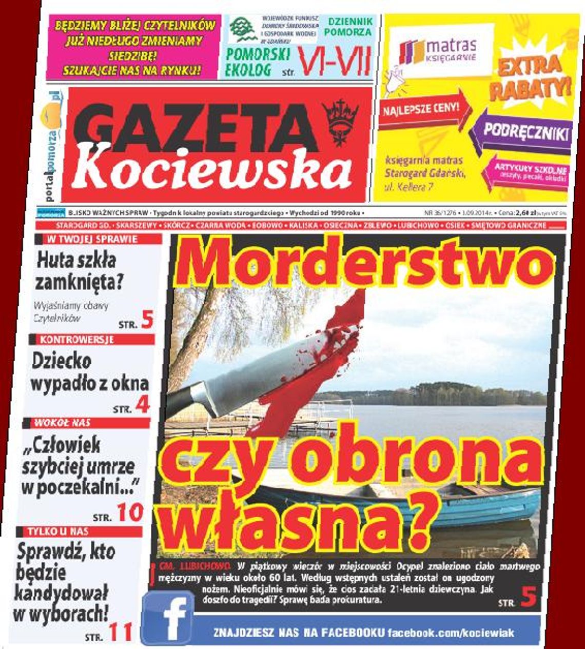 Najnowsza &quot;Gazeta Kociewska&quot; już w Twoim kiosku!