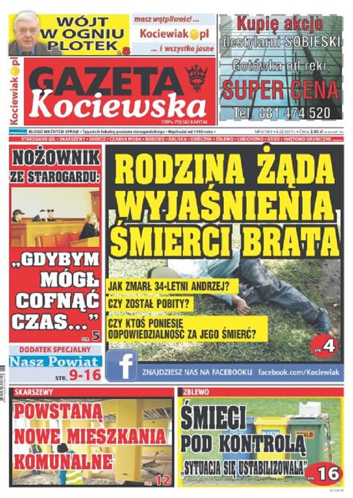 Najnowsza Gazeta Kociewska już w Twoim kiosku!