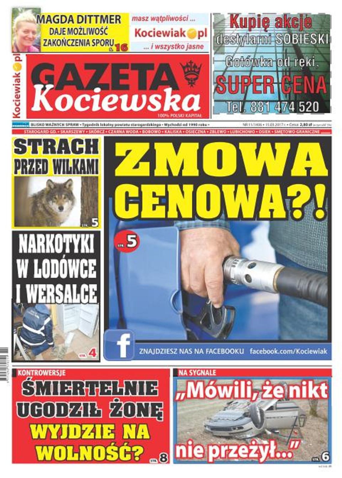 Najnowsza Gazeta Kociewska już w Twoim kiosku! Najnowsza Gazeta Kociewska już w Twoim kiosku!