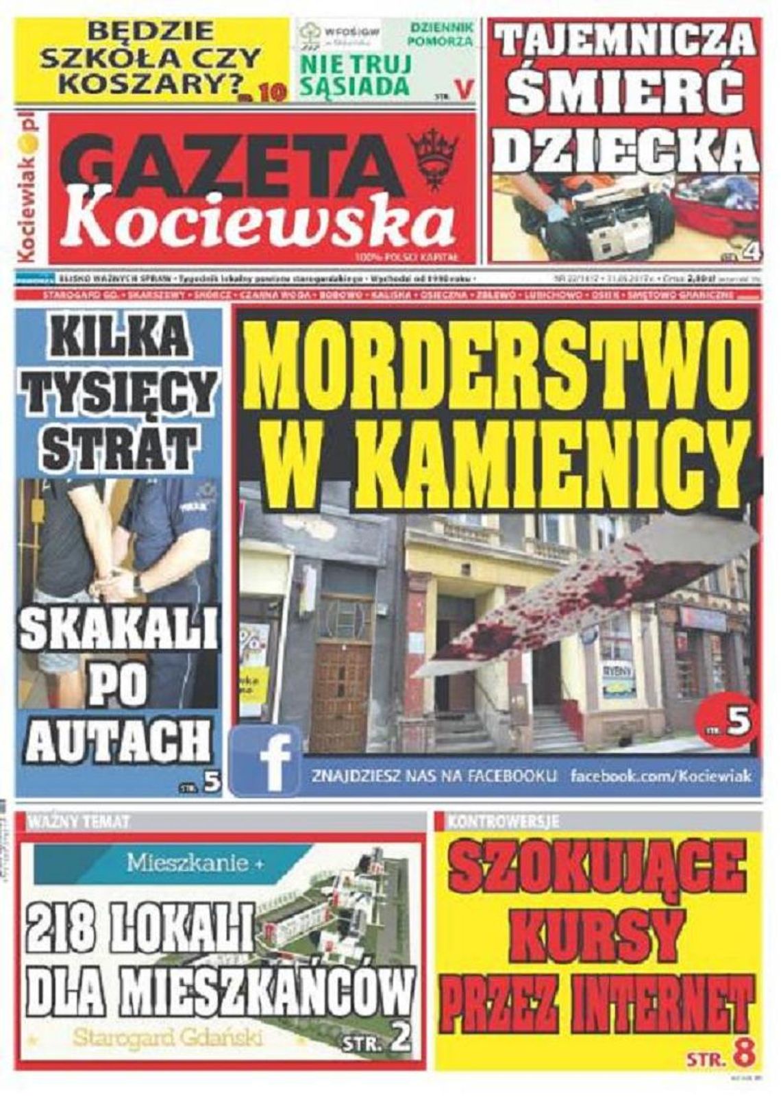 Najnowsza Gazeta Kociewska już w Twoim kiosku! Najnowsza Gazeta Kociewska już w Twoim kiosku!