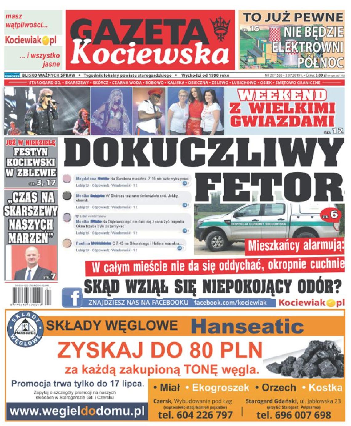 Najnowsza Gazeta Kociewska już w Waszych kioskach! Najnowsza Gazeta Kociewska już w Waszych kioskach!
