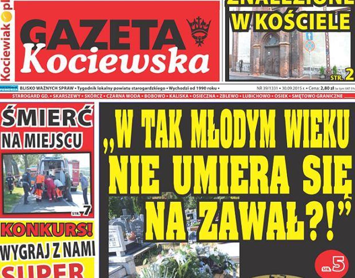 Najnowszy numer Gazety Kociewskiej już w kioskach! Najnowszy numer Gazety Kociewskiej już w kioskach!