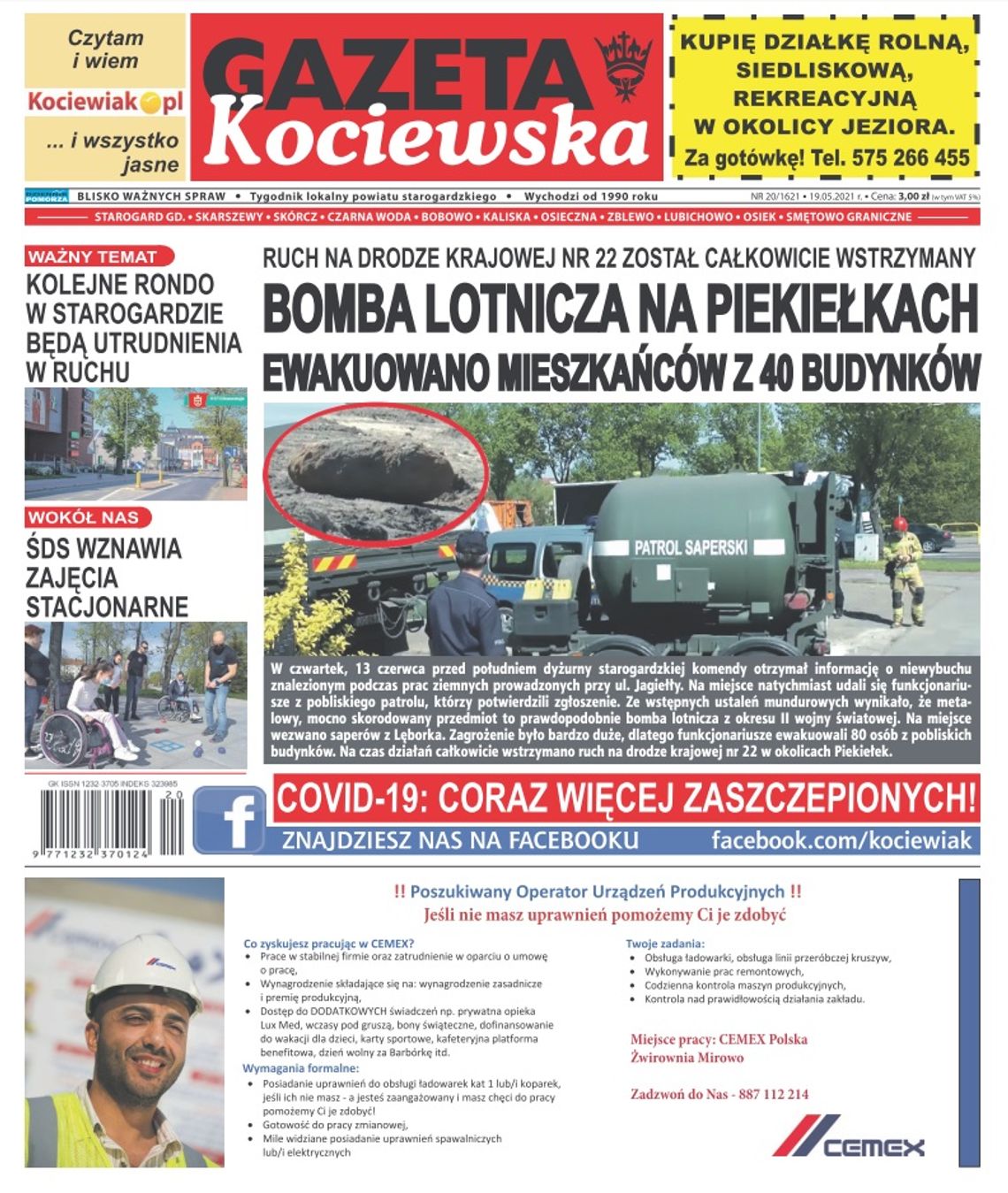 Najnowszy numer Gazety Kociewskiej już w kioskach. A w niej między innymi: Najnowszy numer Gazety Kociewskiej już w kioskach. A w niej między innymi: