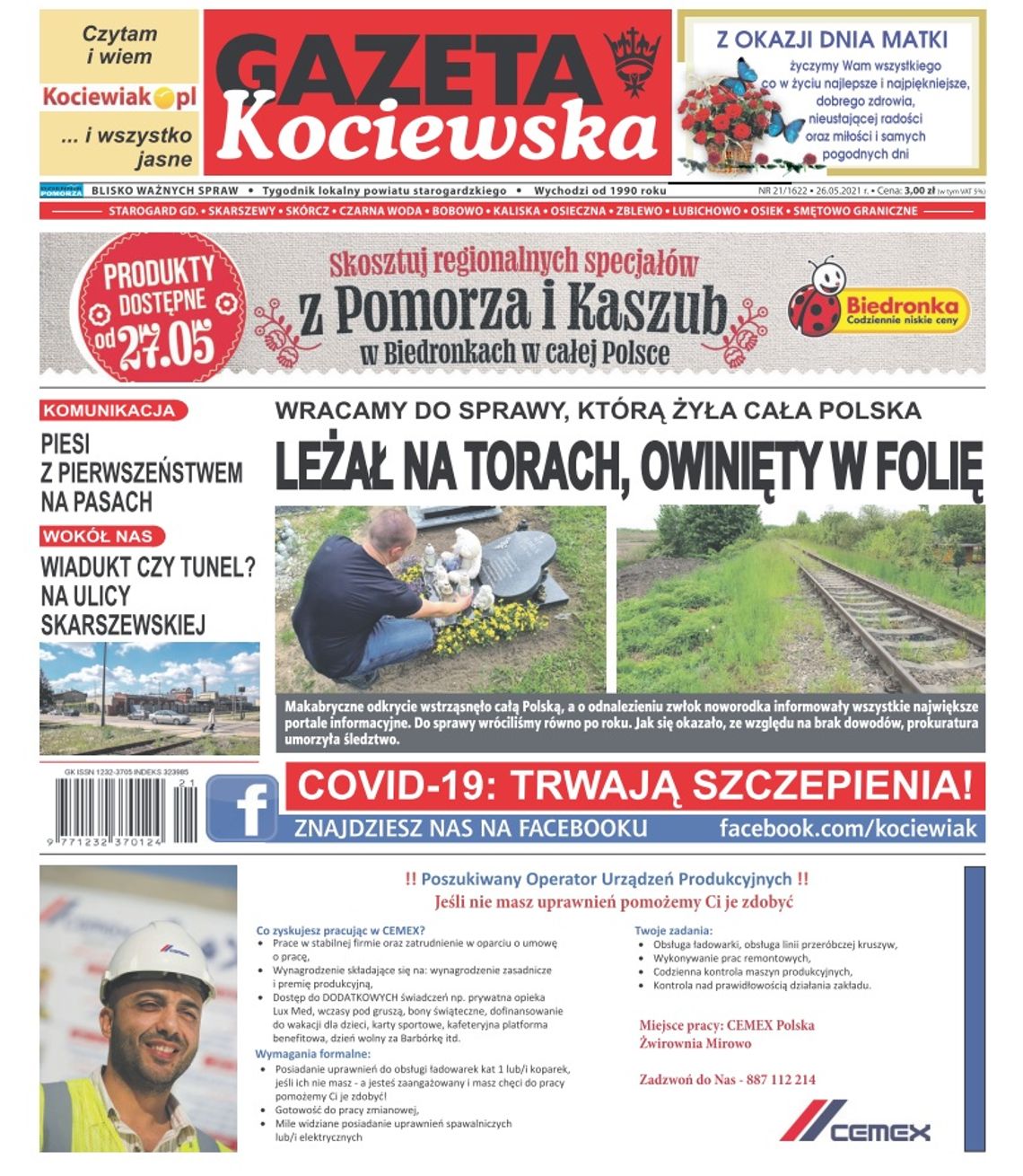 Najnowszy numer Gazety Kociewskiej już w kioskach. A w niej między innymi: Najnowszy numer Gazety Kociewskiej już w kioskach. A w niej między innymi: