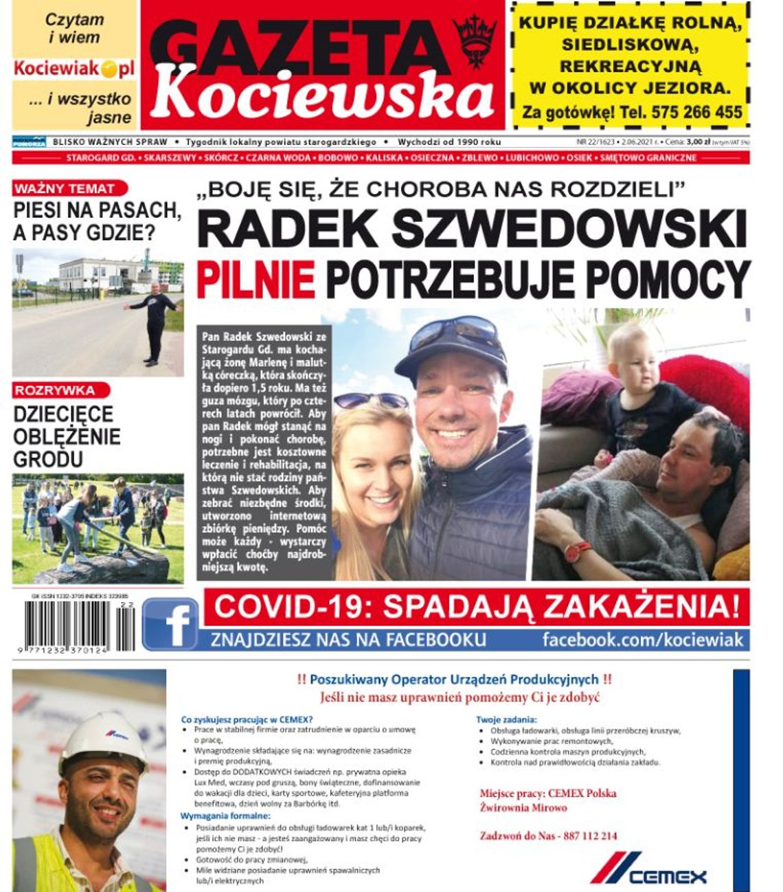 Najnowszy numer Gazety Kociewskiej już w kioskach. A w niej między innymi: Najnowszy numer Gazety Kociewskiej już w kioskach. A w niej między innymi: