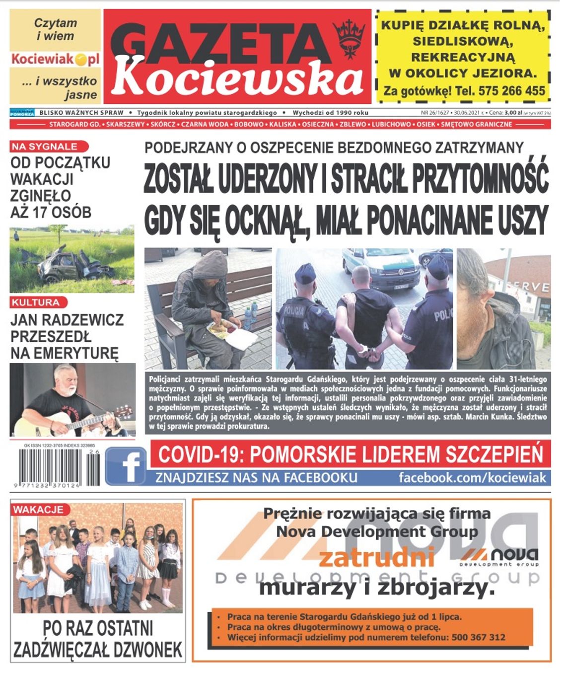 Najnowszy numer Gazety Kociewskiej już w kioskach. A w niej między innymi: