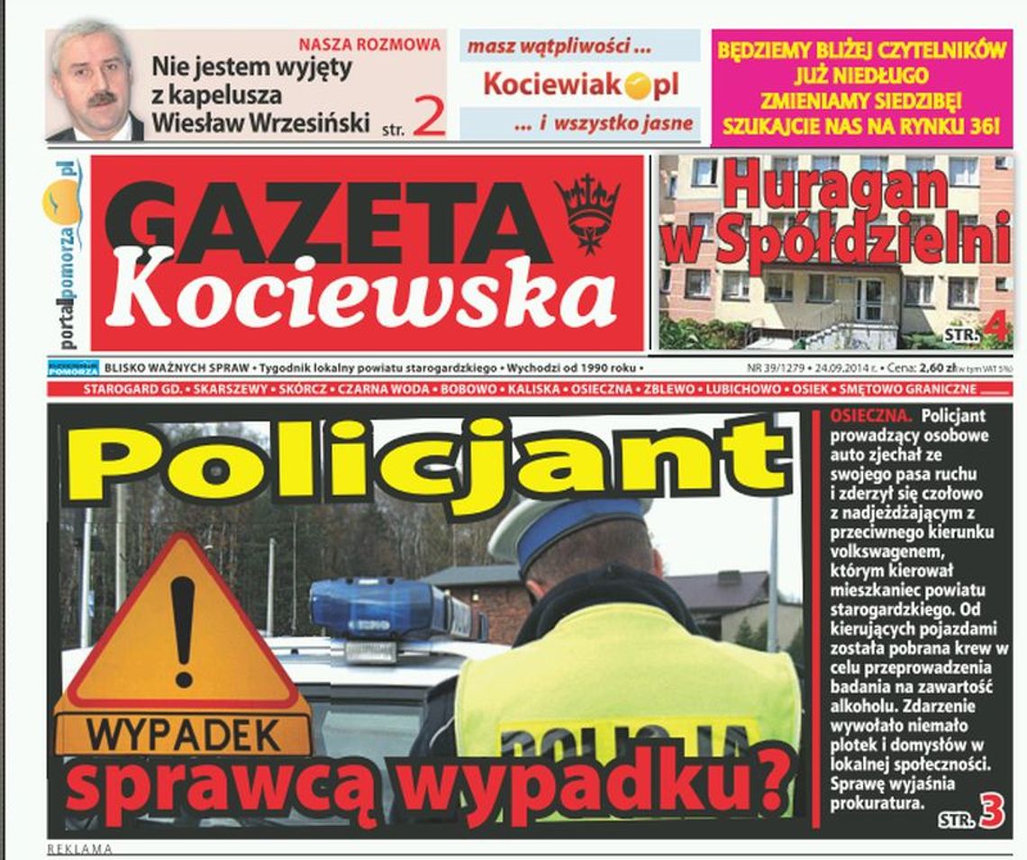 Najświeższe informacje z powiatu starogardzkiego w Gazecie Kociewskiej! 