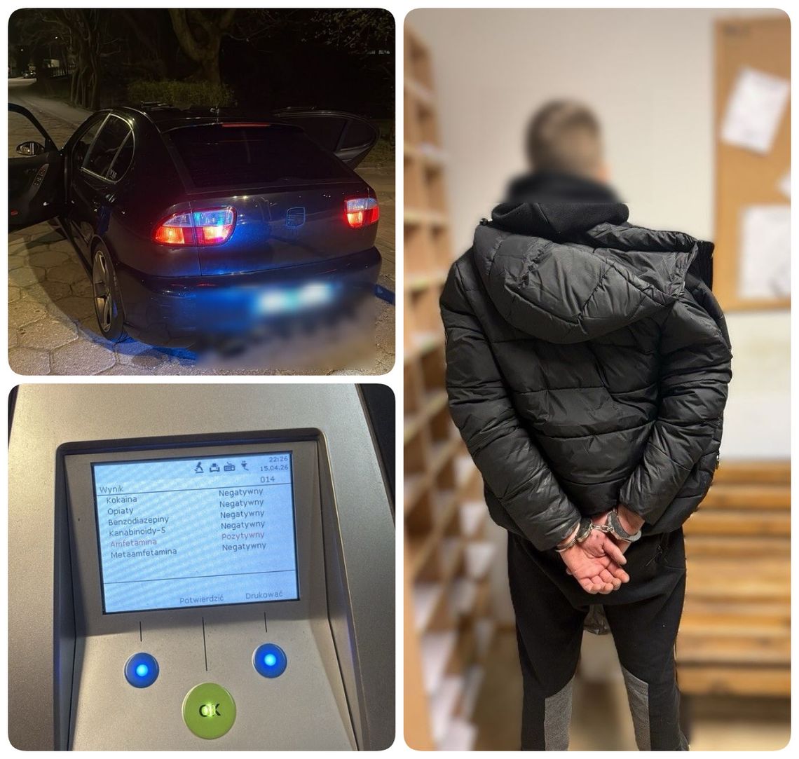 Narkotyki wypadły spod kierownicy – 23-latek zatrzymany przez wywiadowców