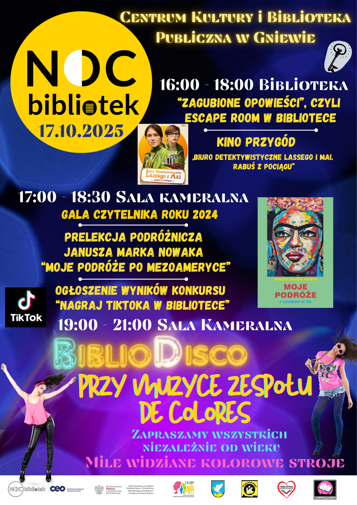 Noc Bibliotek 2025 w Gniewie. Będzie się działo! Noc Bibliotek 2025 w Gniewie. Będzie się działo!