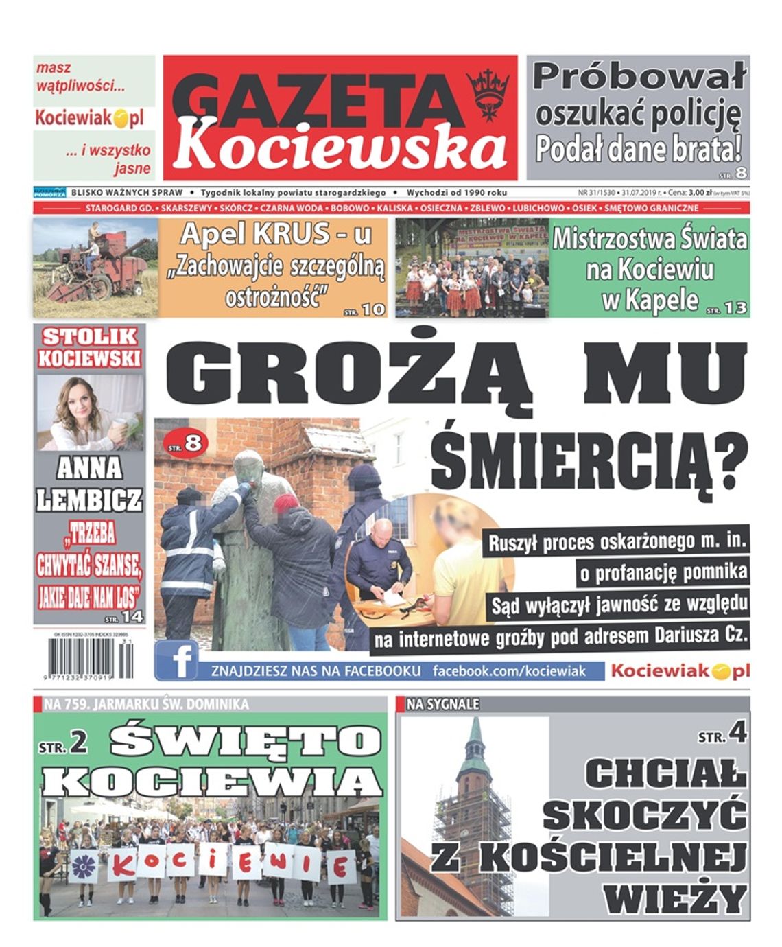 Nowa Gazeta Kociewska już w kioskach