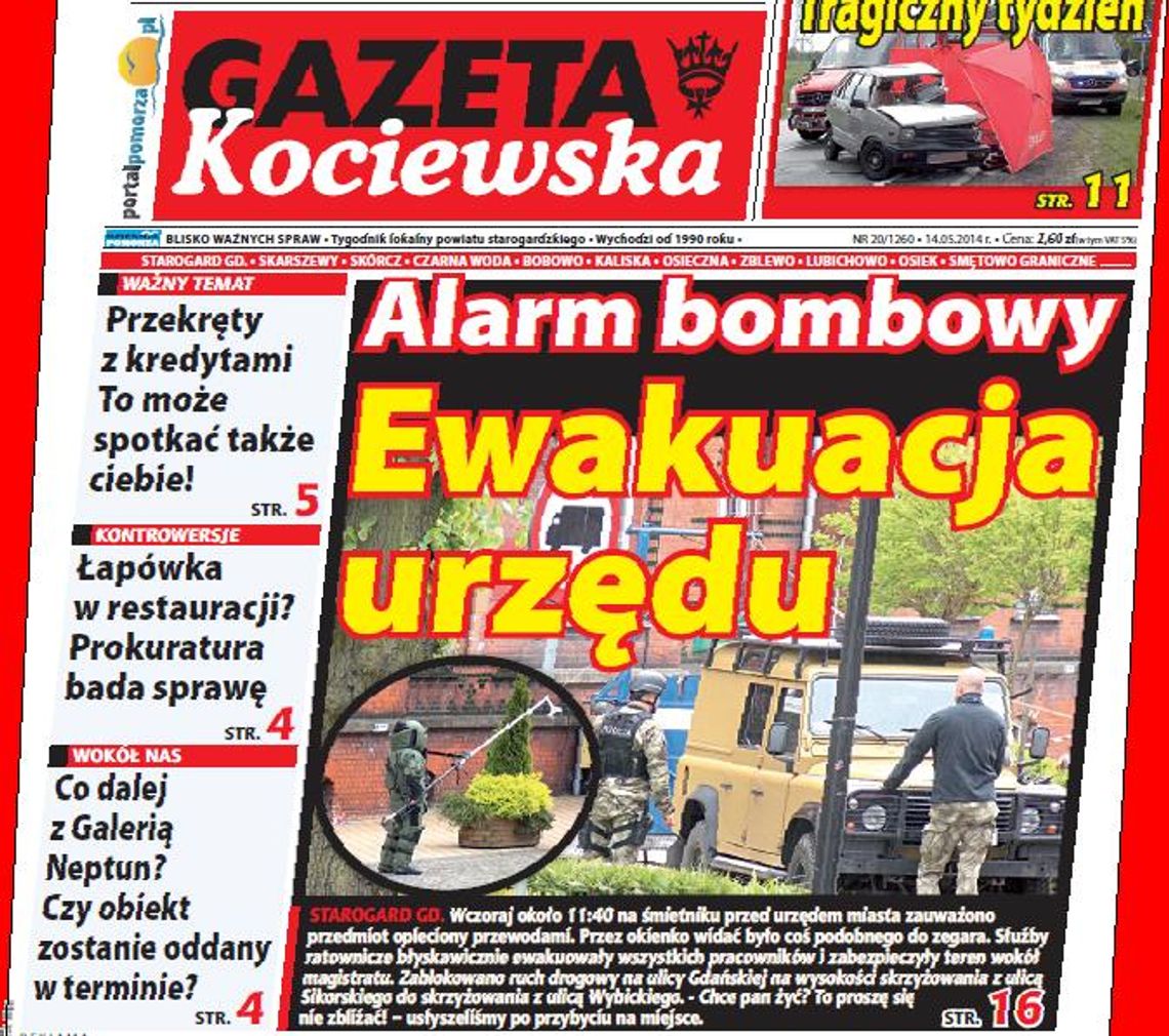 Nowa Gazeta Kociewska już w kioskach! Aż 32 strony lokalnych informacji!