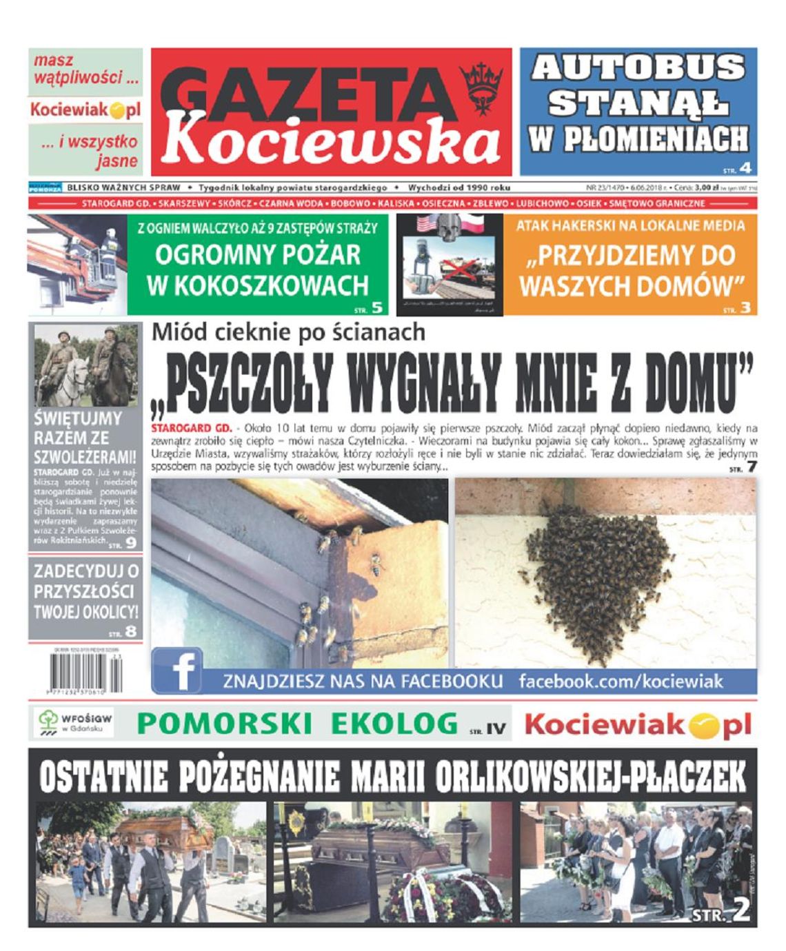Nowa, odświeżona i z najświeższymi informacjami - Gazeta Kociewska już w Waszych kioskach! Nowa, odświeżona i z najświeższymi informacjami - Gazeta Kociewska już w Waszych kioskach!