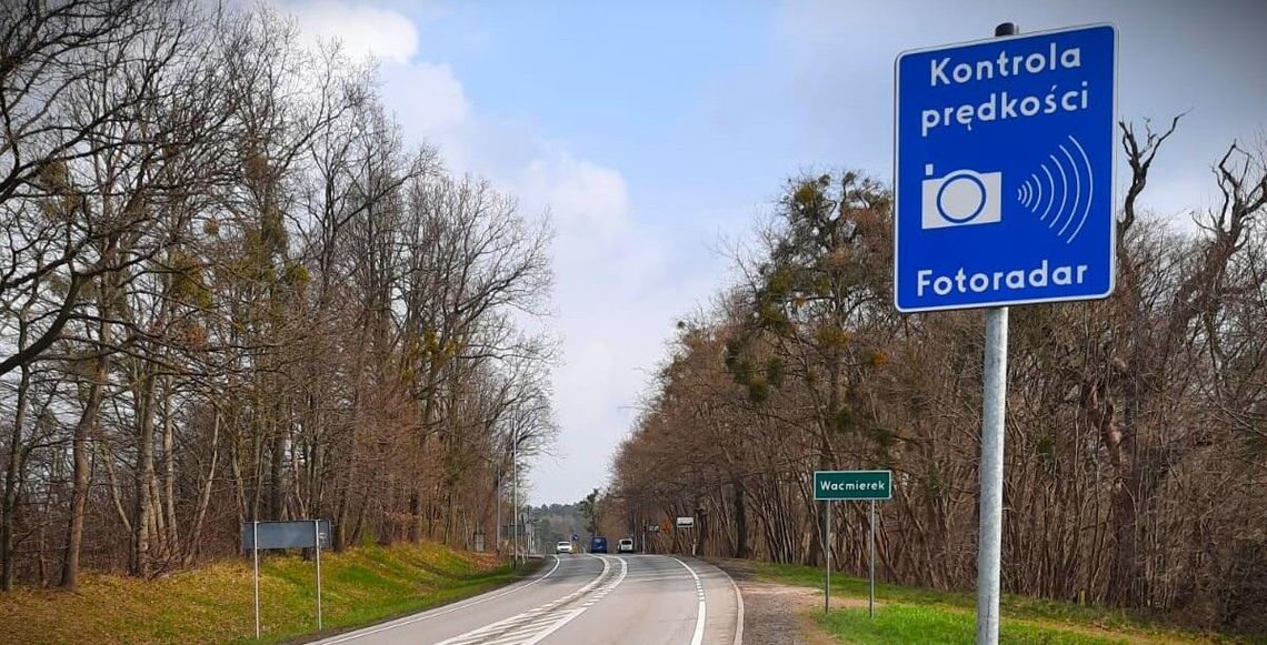 Nowy fotoradar w Waćmierku. Wkrótce także w Miradowie!