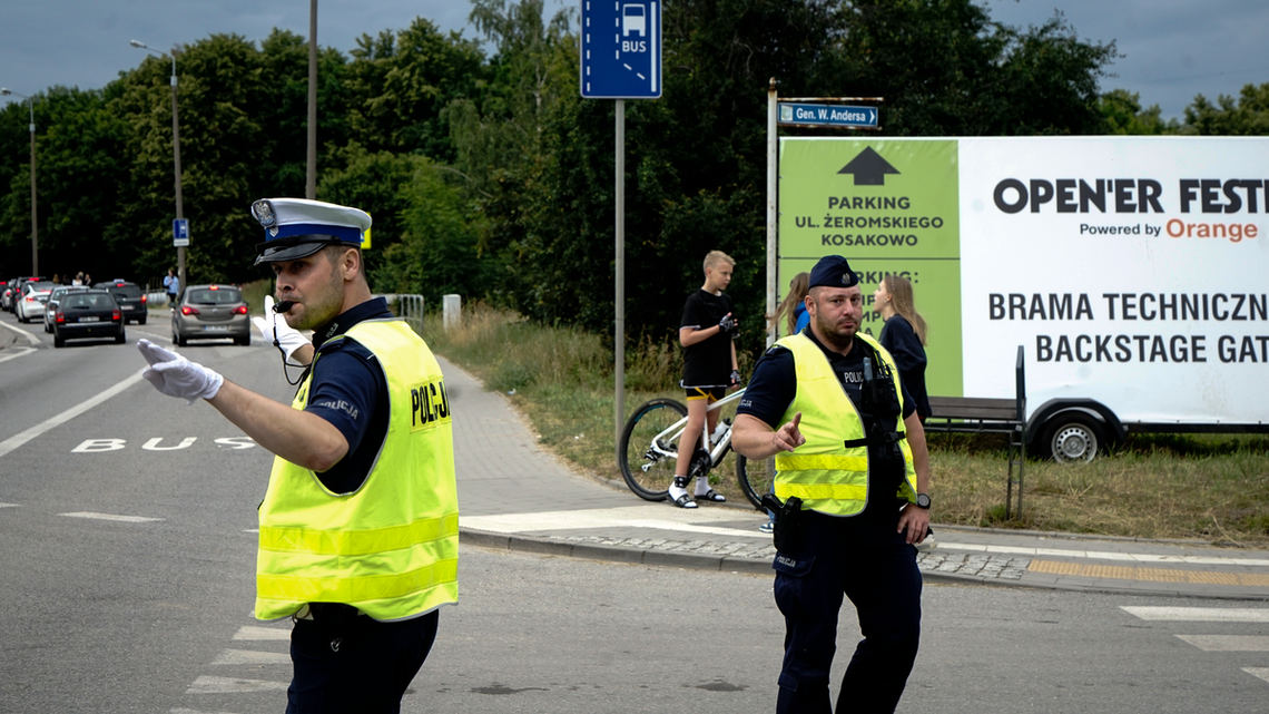 Open’er Festival - pomorscy policjanci czuwają nad bezpieczeństwem uczestników