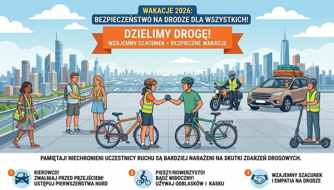 Pamiętaj - uwaga i szacunek na drodze ratują życie