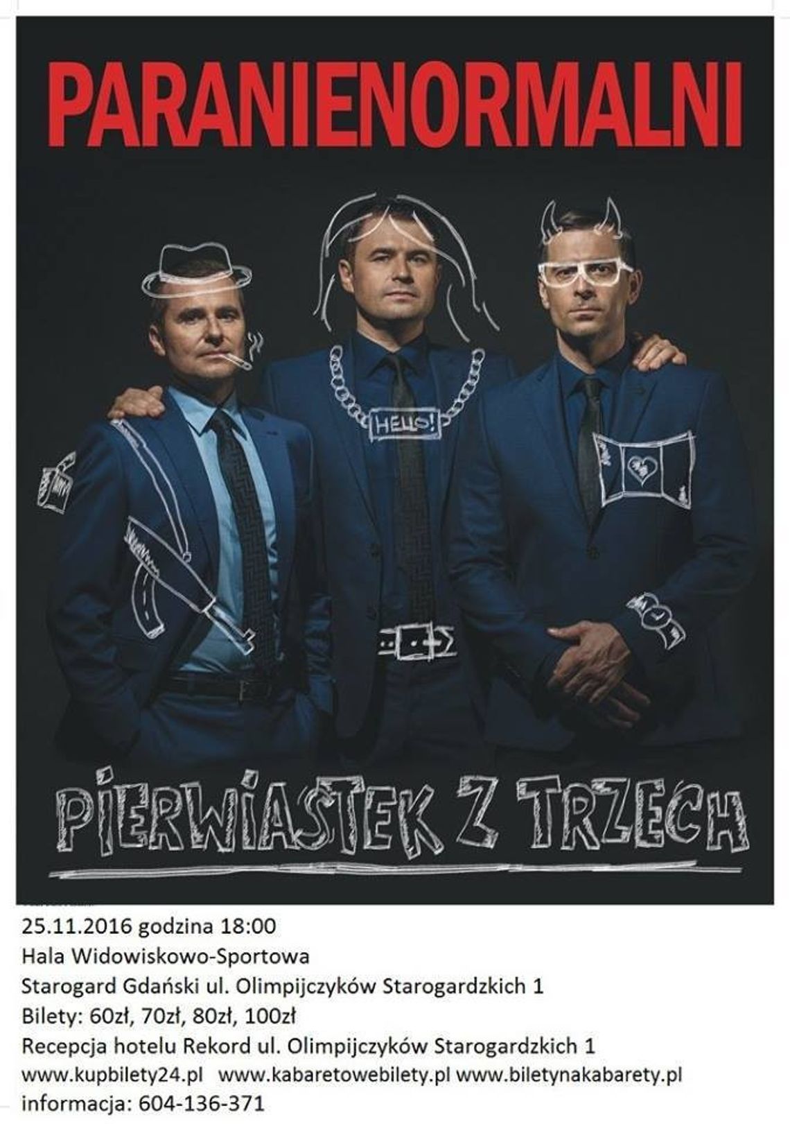Paranienormalni już jutro wystąpią w Starogardzie! 