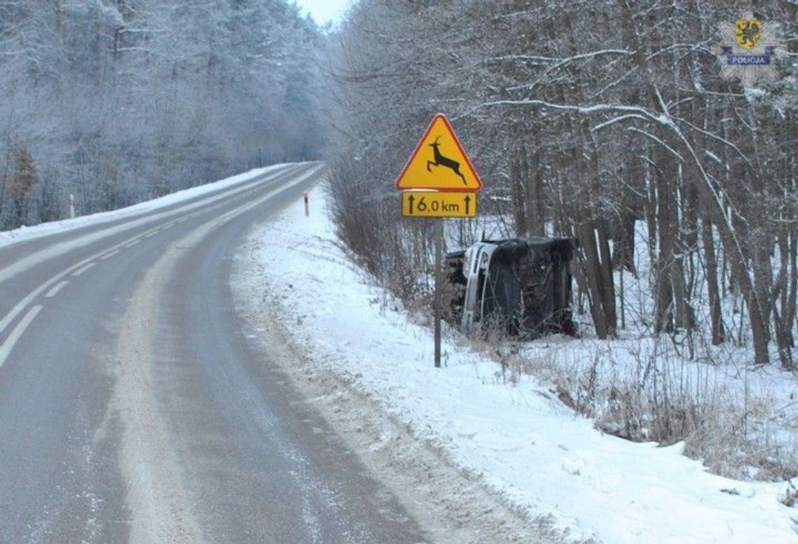 Pasażer w szpitalu. Groźny wypadek pod Zblewem