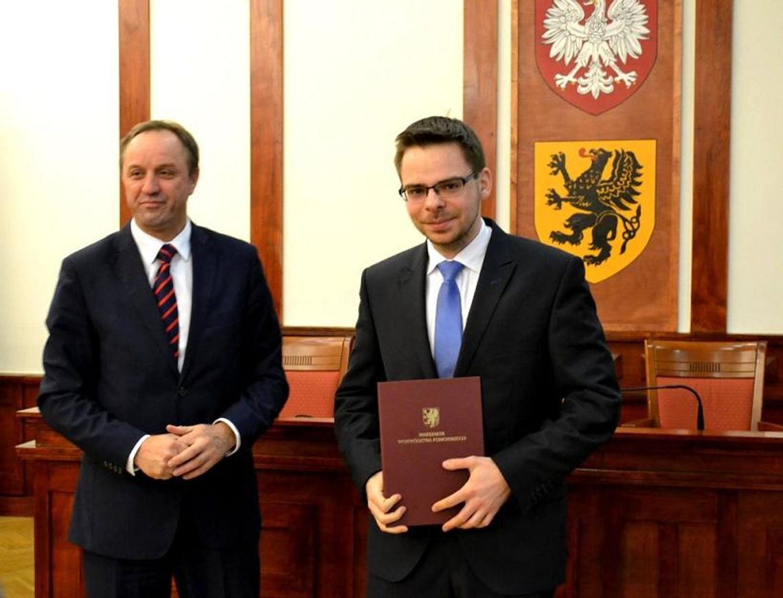 Patryk Podwojski ze stypendium marszałka! Mieszkaniec Zblewa odnosi kolejne sukcesy Patryk Podwojski ze stypendium marszałka! Mieszkaniec Zblewa odnosi kolejne sukcesy