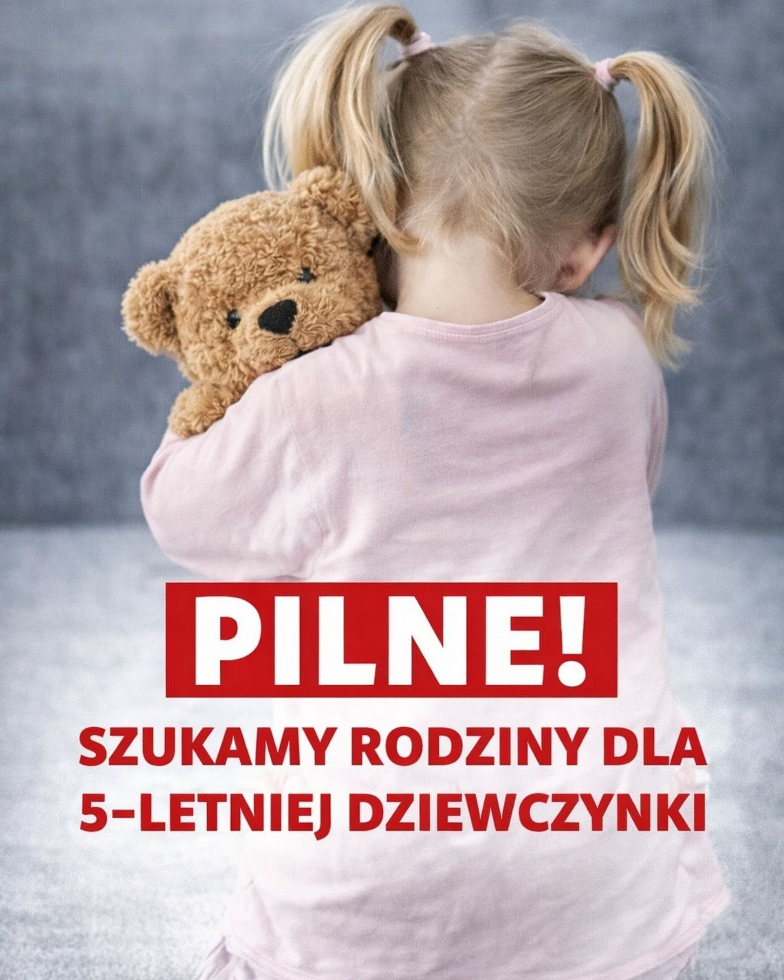 PCPR pilnie poszukuje rodziny dla 5-letniej dziewczynki PCPR pilnie poszukuje rodziny dla 5-letniej dziewczynki