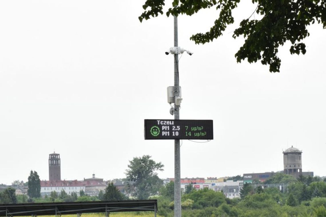 Pierwszy czujnik jakości powietrza w Tczewie stanął przy Malinowskiej