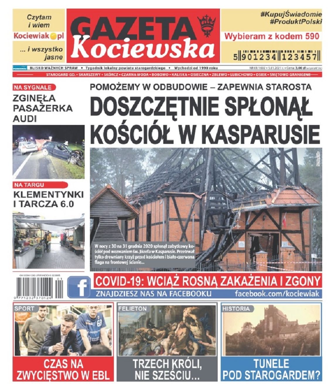 Pierwszy tegoroczny numer Gazety Kociewskiej już w sprzedaży!