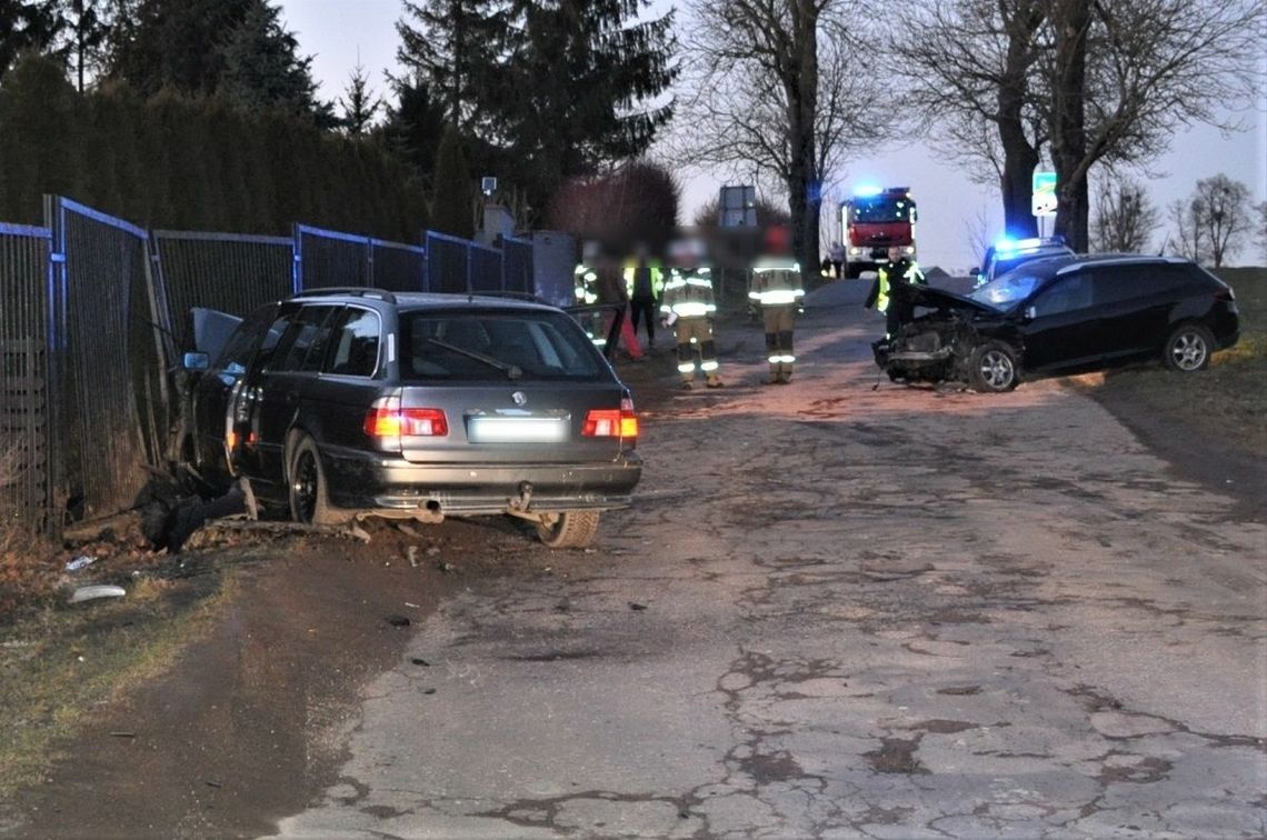 Pijany kierowca BMW spowodował wypadek 