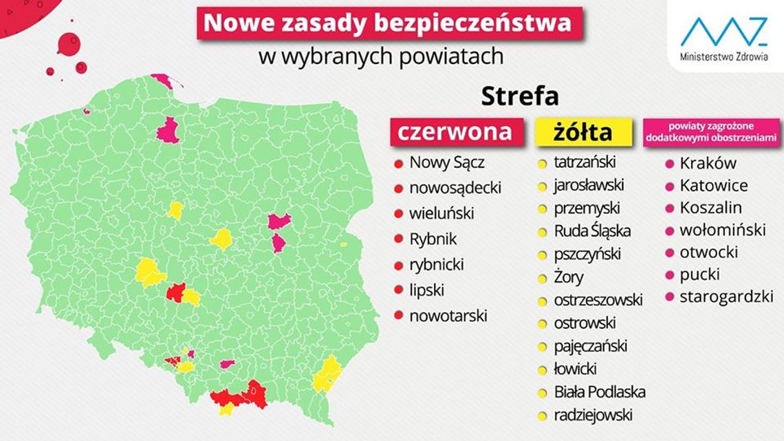 PILNE: Coraz więcej zakażeń Covid-19. Starogard znalazł się w czołówce w skali kraju