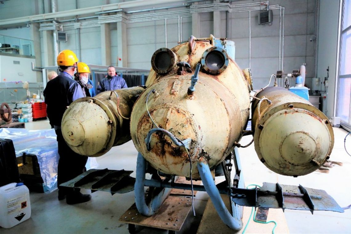 Pojazd podwodny Delfin II. Nowy zabytek Narodowego Muzeum Morskiego w Gdańsku